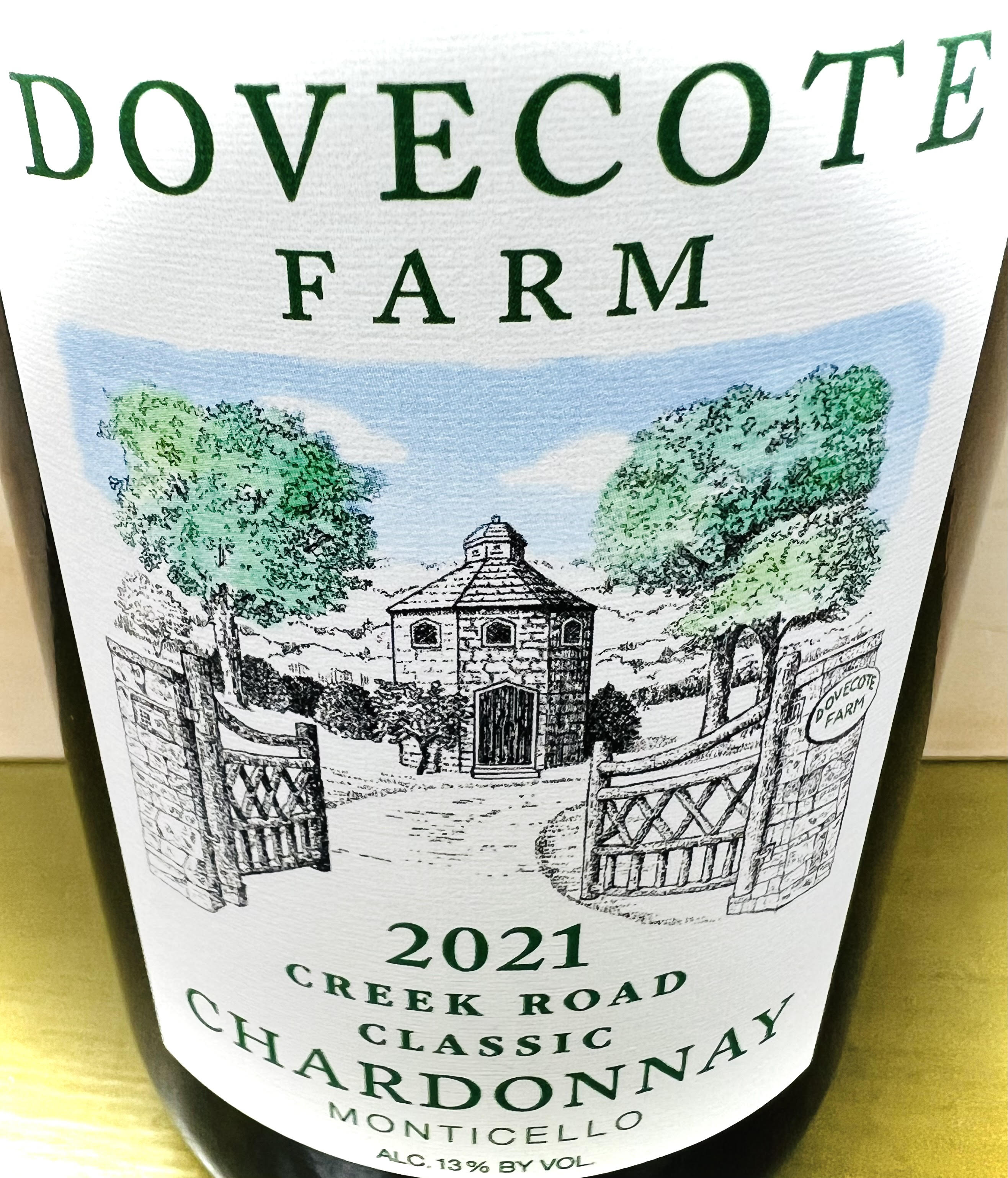 Dovecote Farm Creek Road Chardonnay 2021 - Click Image to Close